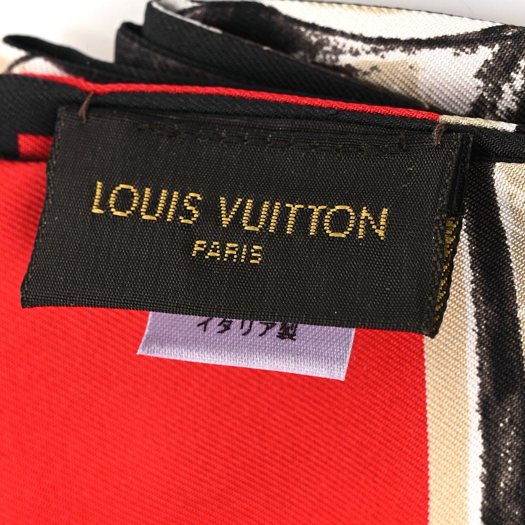 Louis Vuitton Silk Monogram Trunks Bandeau Brown
