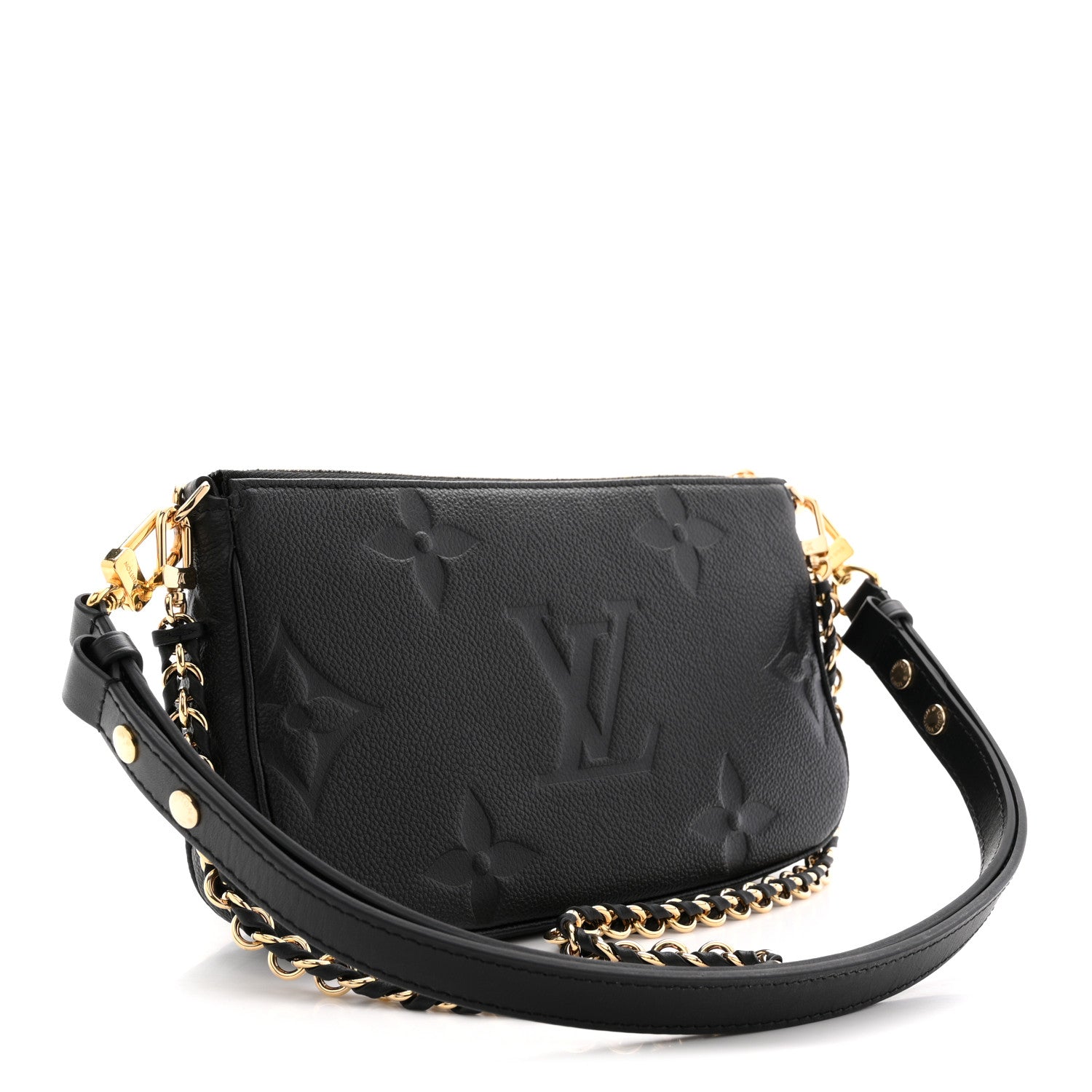 Louis Vuitton Empreinte Monogram Giant Multi Pochette Accessories Black