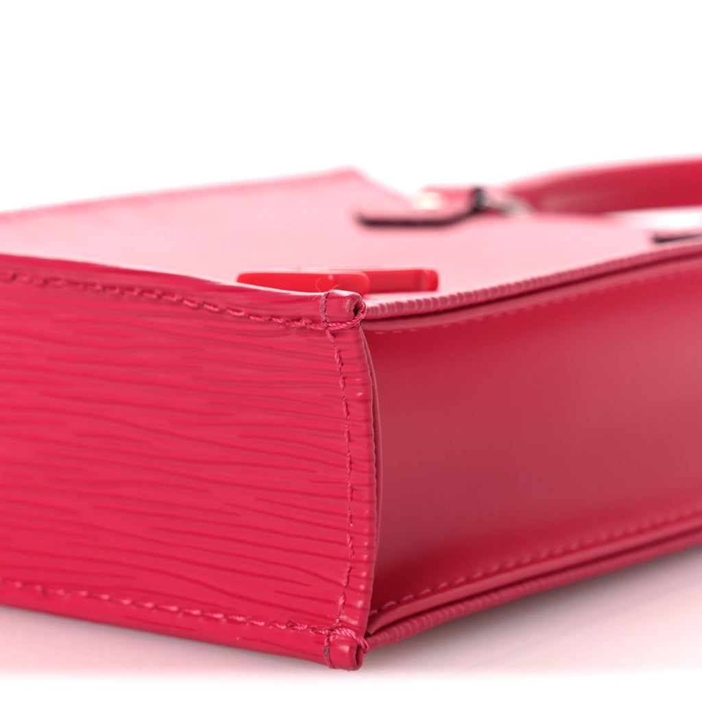 Louis Vuitton Epi Petit Sac Plat Rose Pondicherry