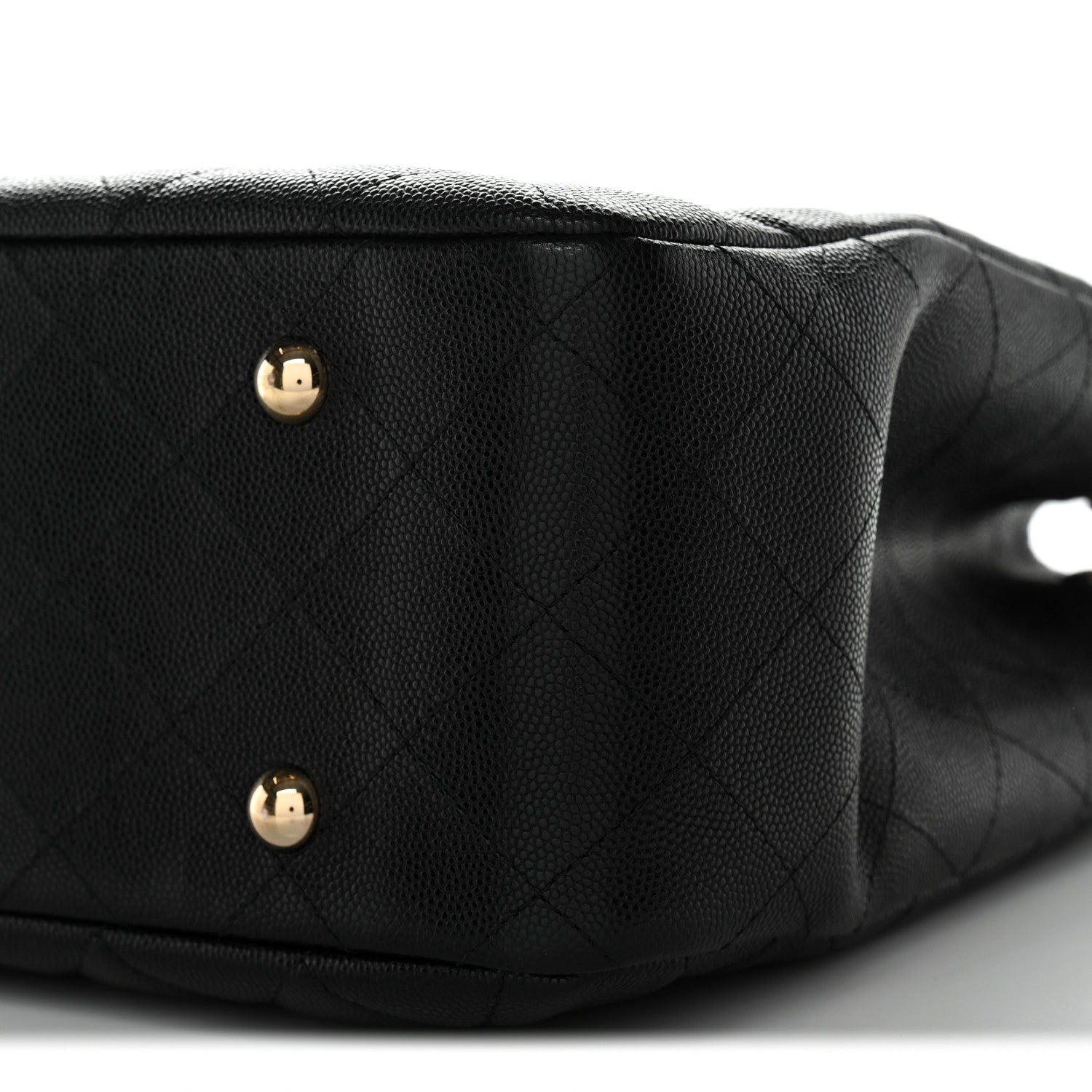 Chanel Caviar Quilted Large CC Shopping Tote Black