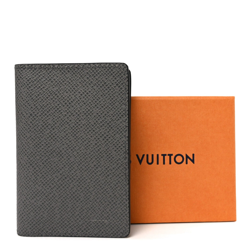 Louis Vuitton Taiga Pocket Organizer NM Glacier