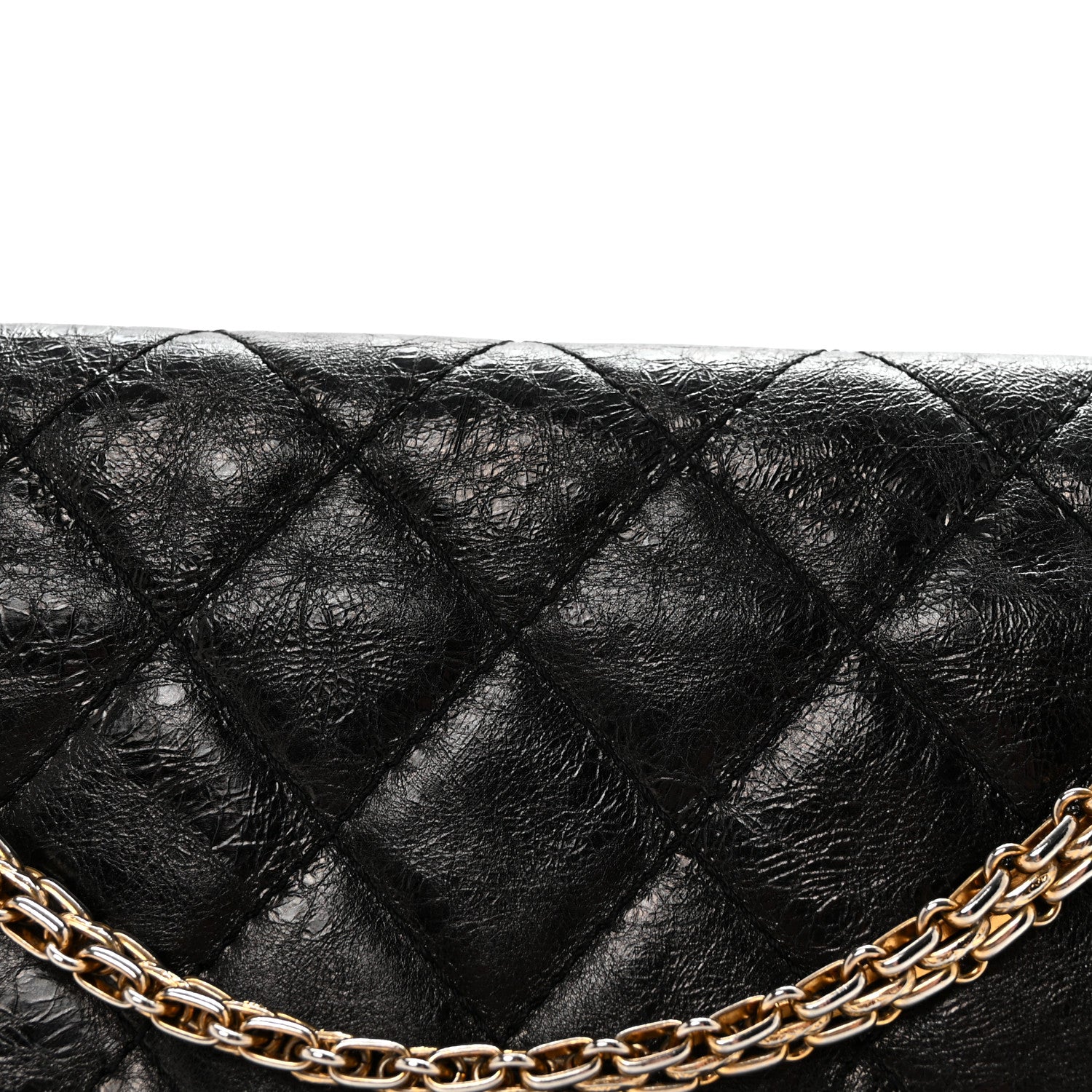 Chanel Aged Calfskin Quilted 2.55 Reissue 227 Flap Black