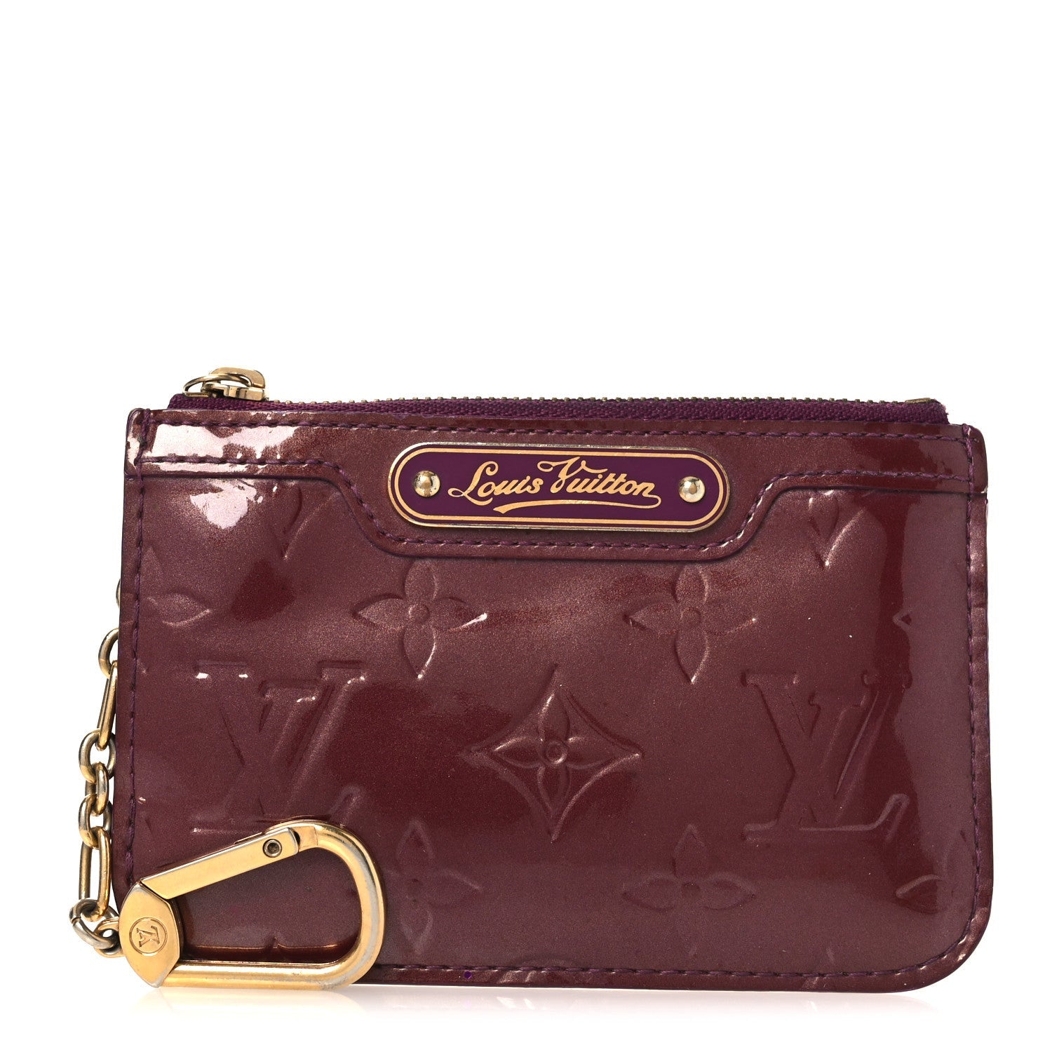 Louis Vuitton Vernis Key Pouch Violet