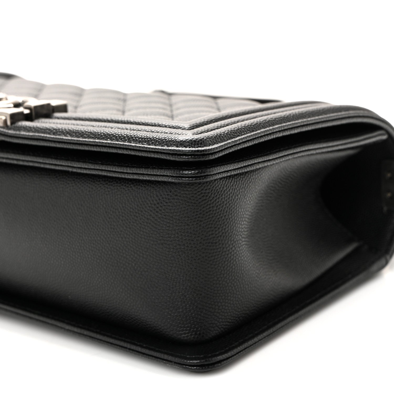 Chanel Caviar Quilted Medium Boy Flap Black