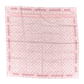 Louis Vuitton Silk Monogram Trunk Floral Print Square Scarf Rose Poudre