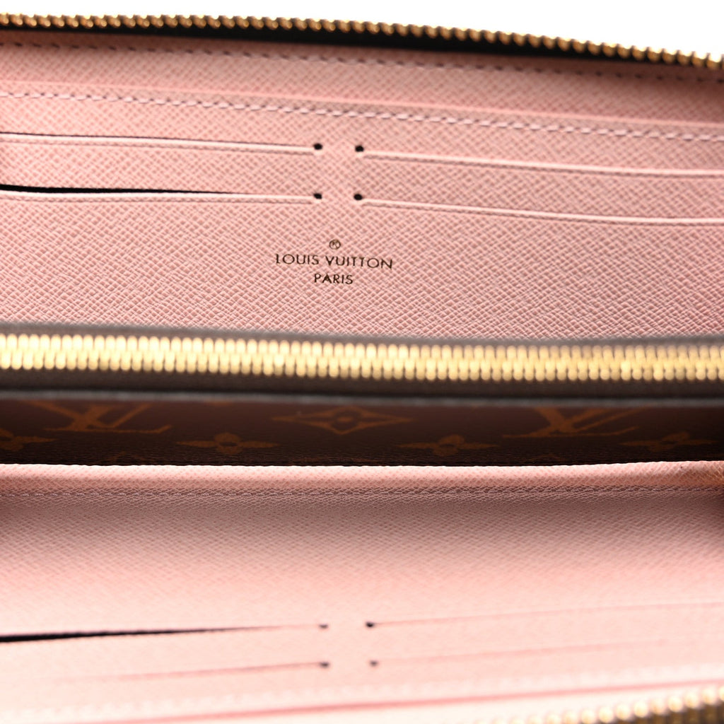 Louis Vuitton Monogram Clemence Wallet Rose Ballerine