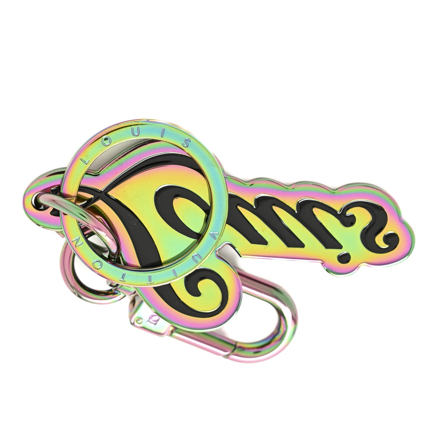 Louis Vuitton Metallic Rainbow Porte Cles Louis Bag Charm Key Holder Multicolor