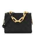Louis Vuitton Lambskin Embossed Monogram Coussin BB Black