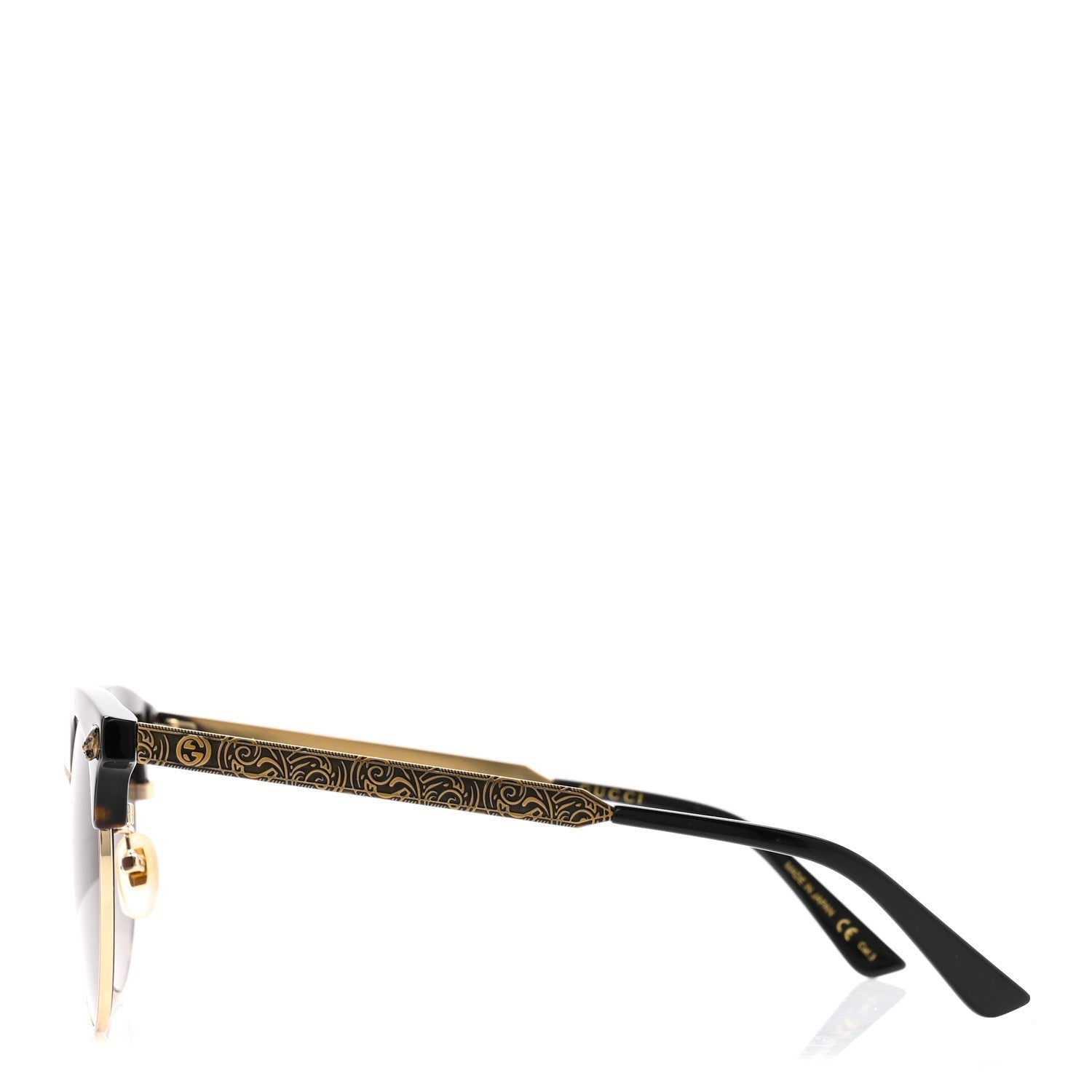 Gucci Metal Tiger GG0222SK Sunglasses Tortoise