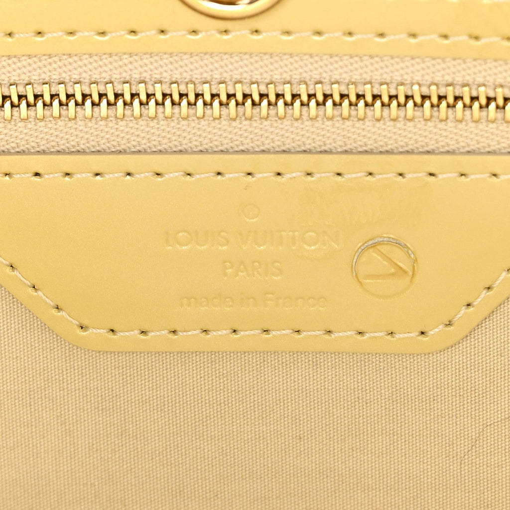 Louis Vuitton Vernis Catalina NS Citrine