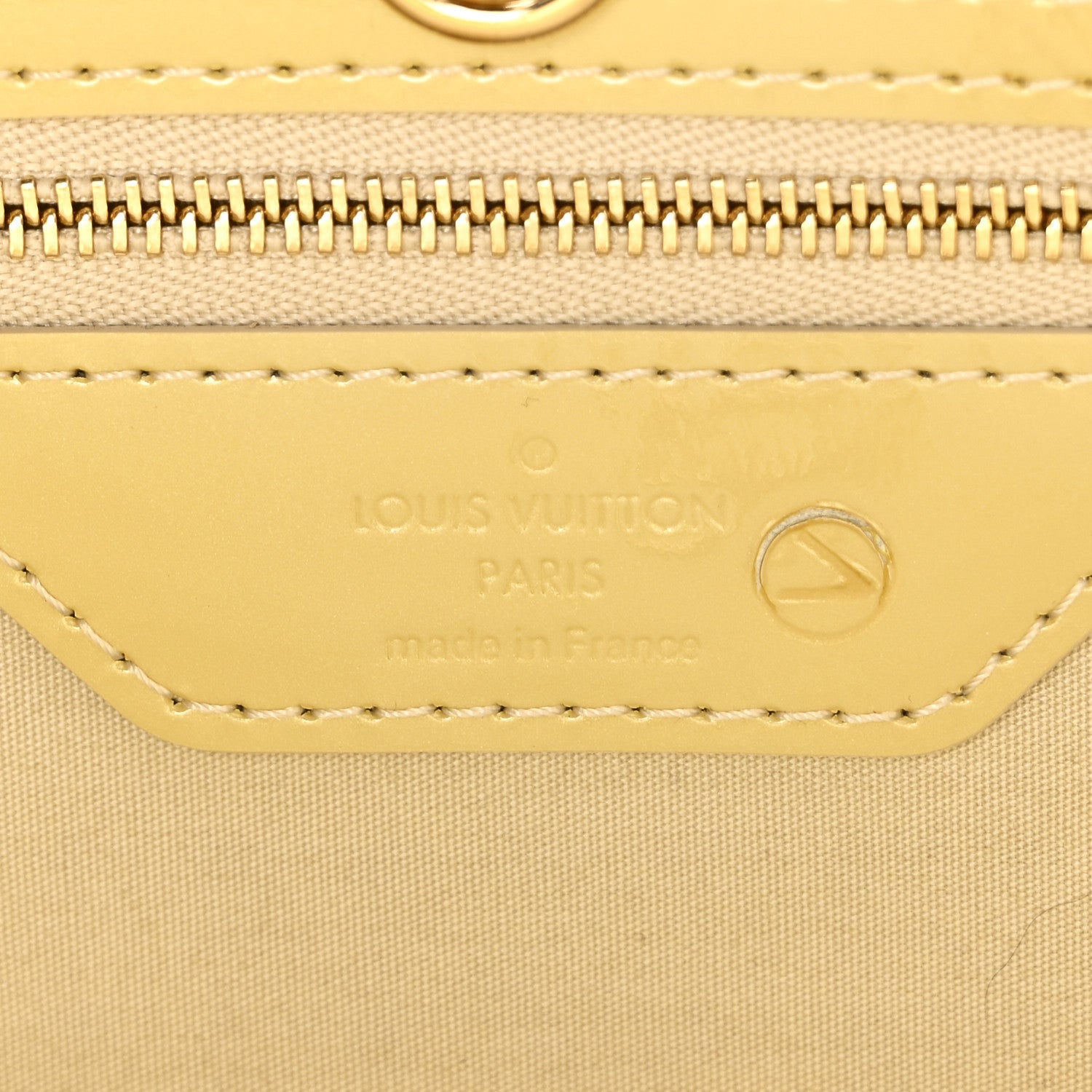 Louis Vuitton Vernis Catalina NS Citrine