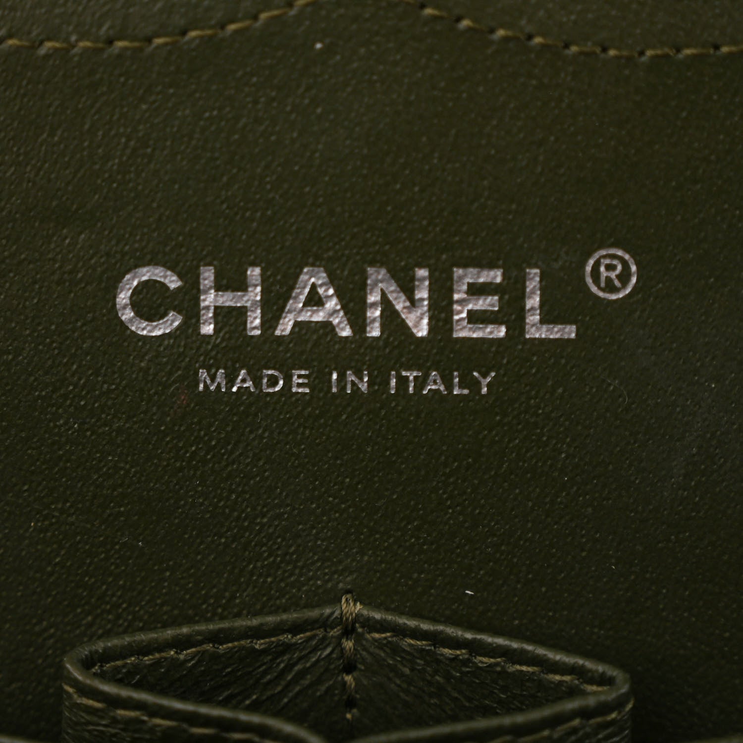 Chanel Caviar Quilted Jumbo Double Flap Green