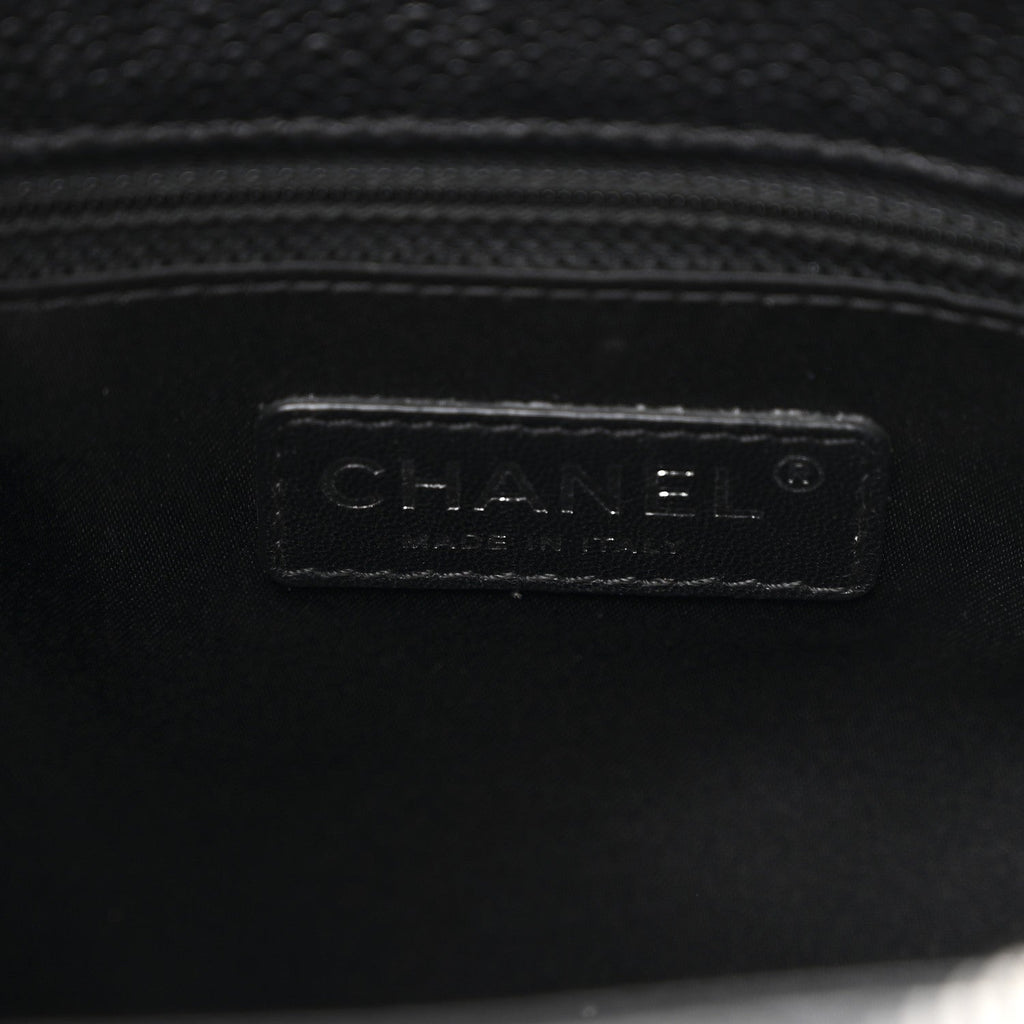 Chanel Caviar Quilted Grand Shopping Tote GST Black