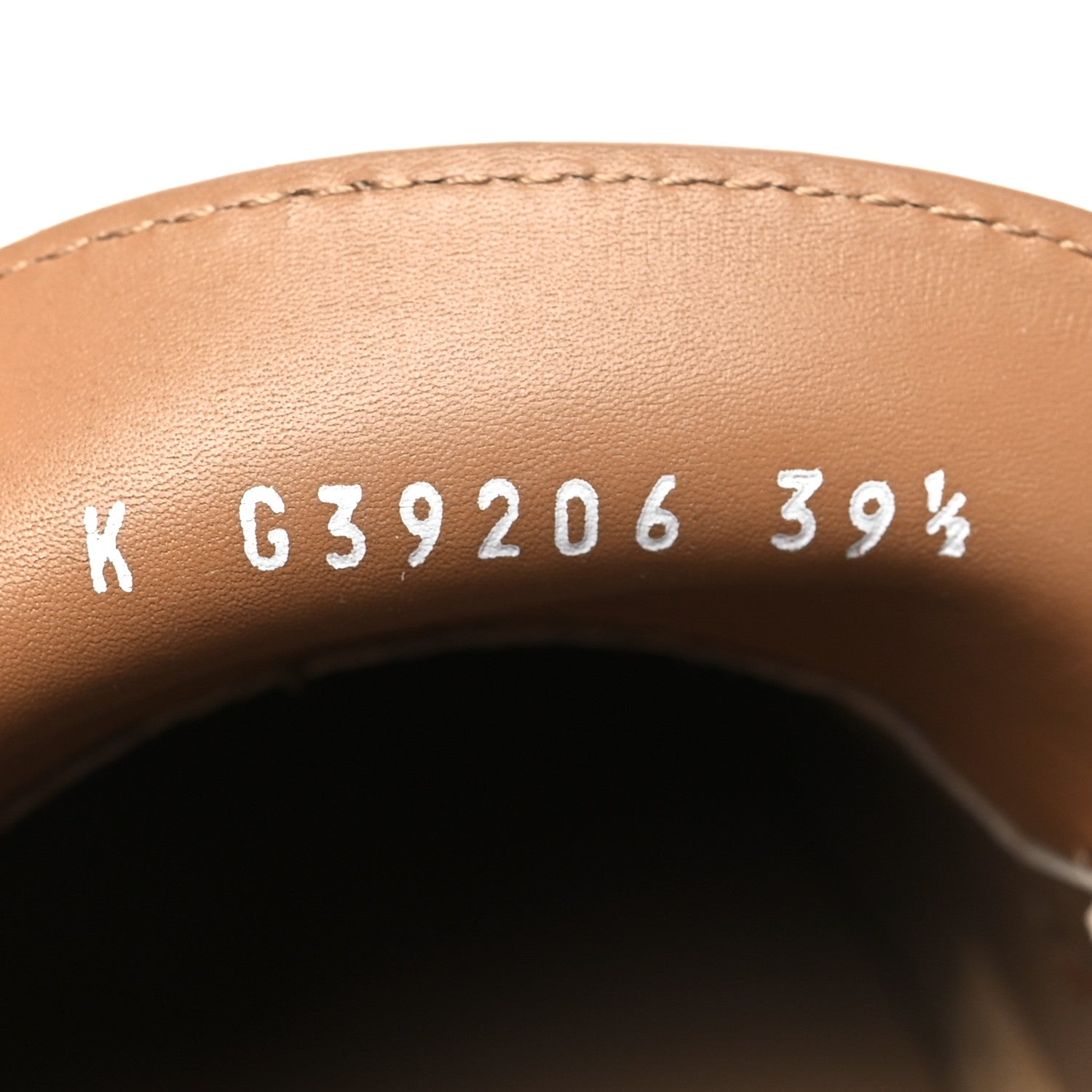 Calfskin CC Platform Loafers 39.5 Beige