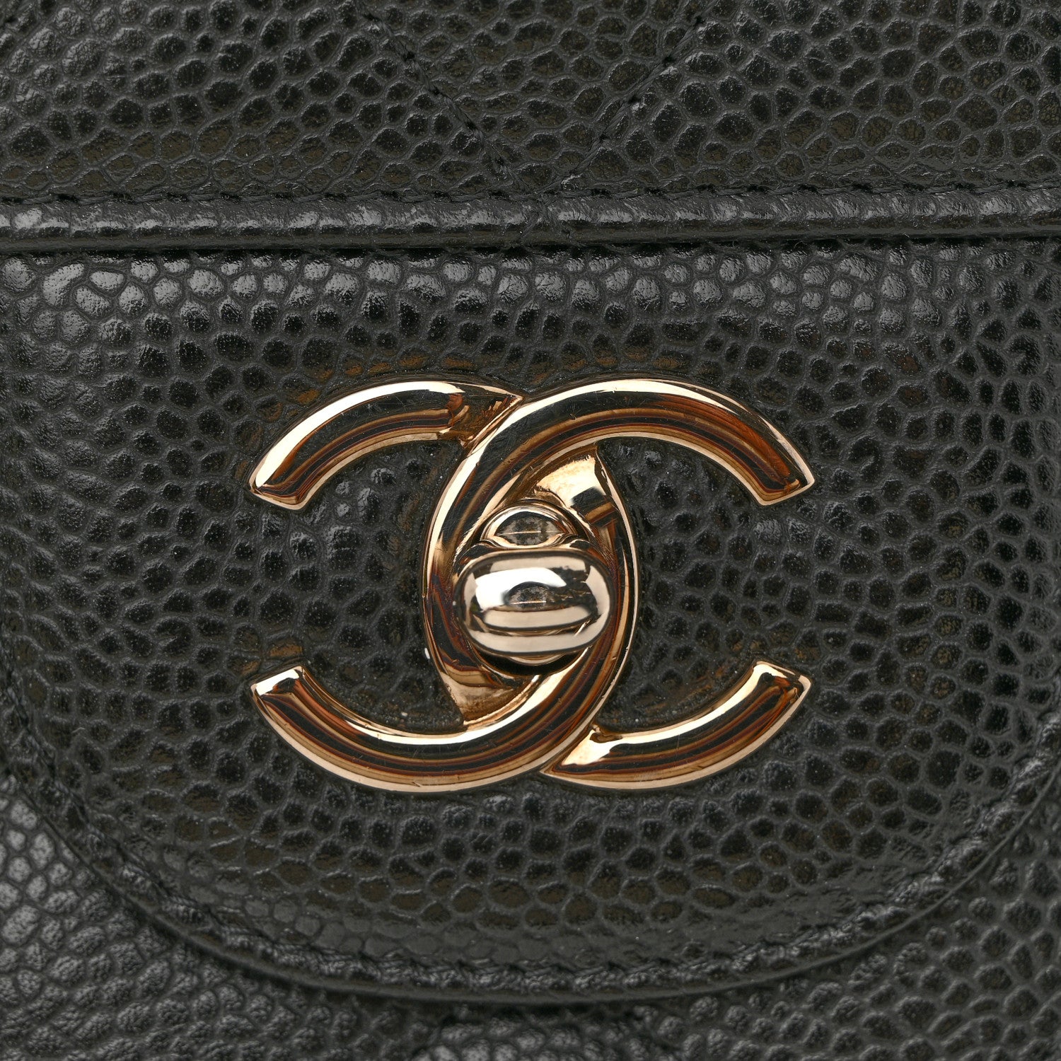 Chanel Caviar Quilted Jumbo Double Flap Black