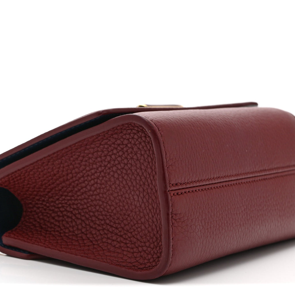 Louis Vuitton Taurillon Twist One Handle BB Griotte