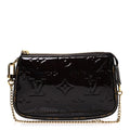 Louis Vuitton Vernis Monogram Mini Pochette Accessories Amarante