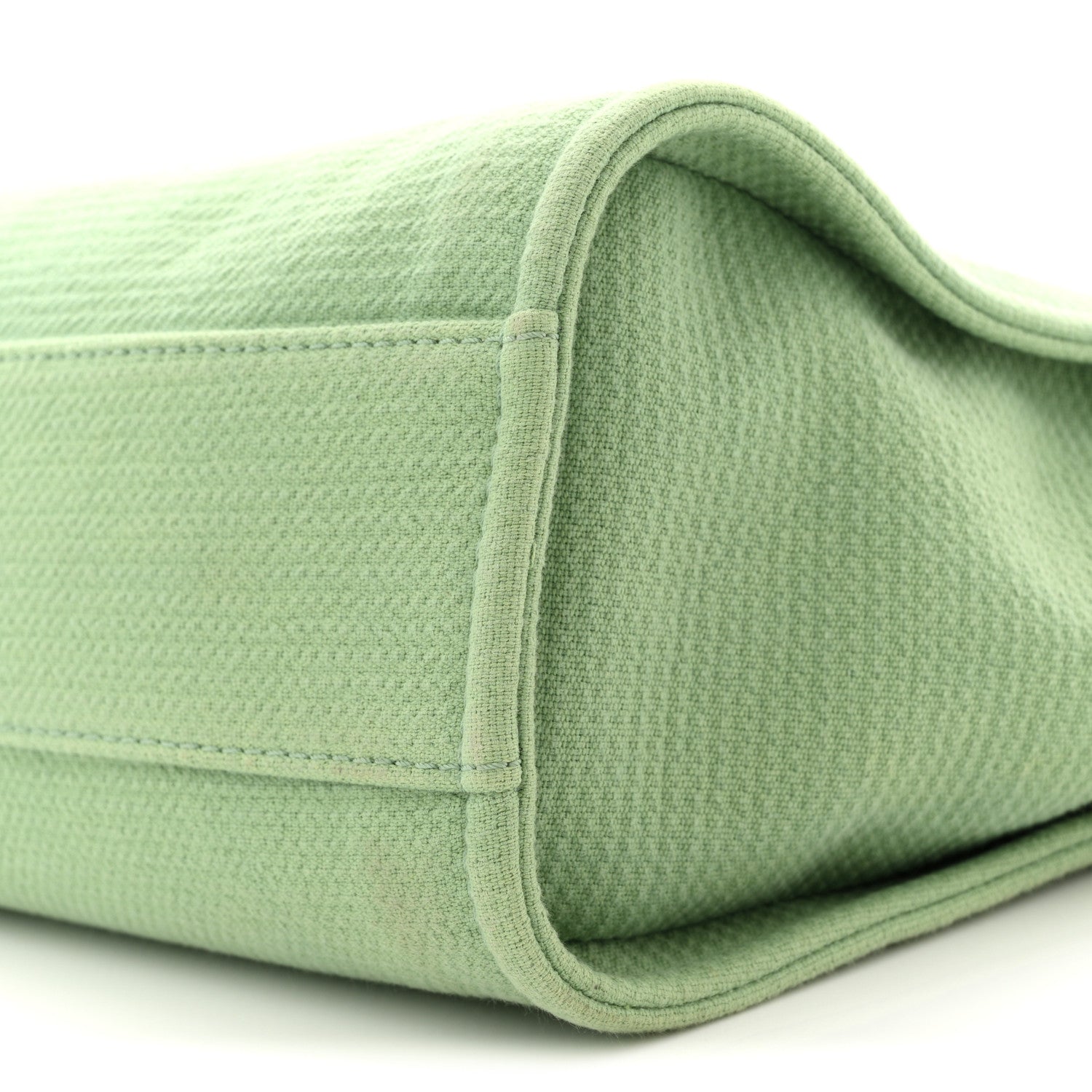 Chanel Mixed Fibers Small Deauville Tote Green