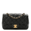 Chanel Caviar Quilted Mini Rectangular Flap Black
