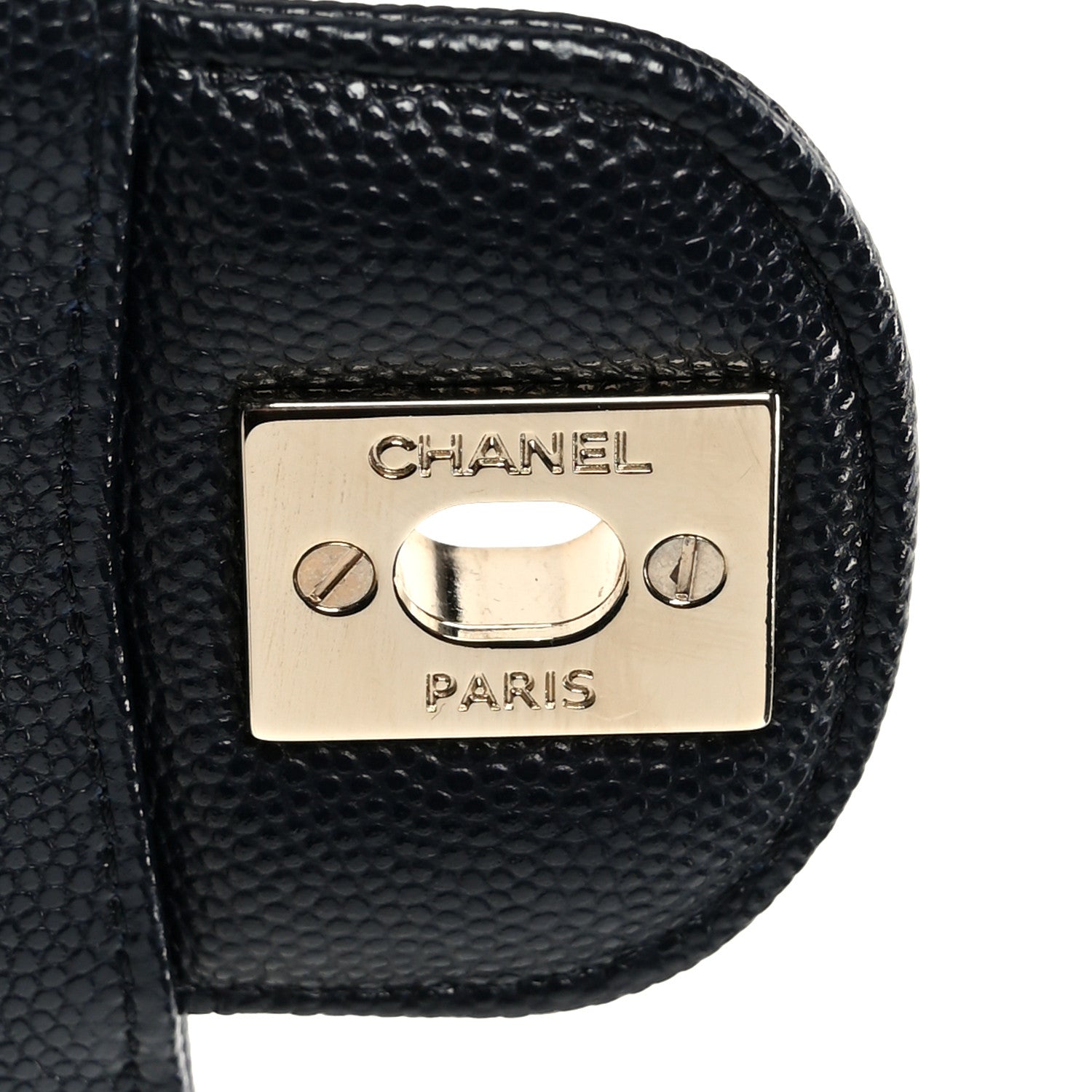 Chanel Caviar Quilted Medium Double Flap Navy