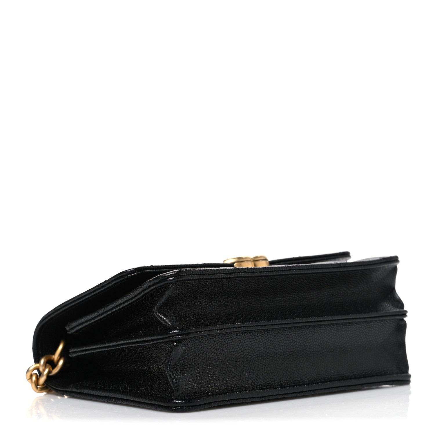 Chanel Caviar Quilted Mini Bracelet On Chain Wallet On Chain WOC Black