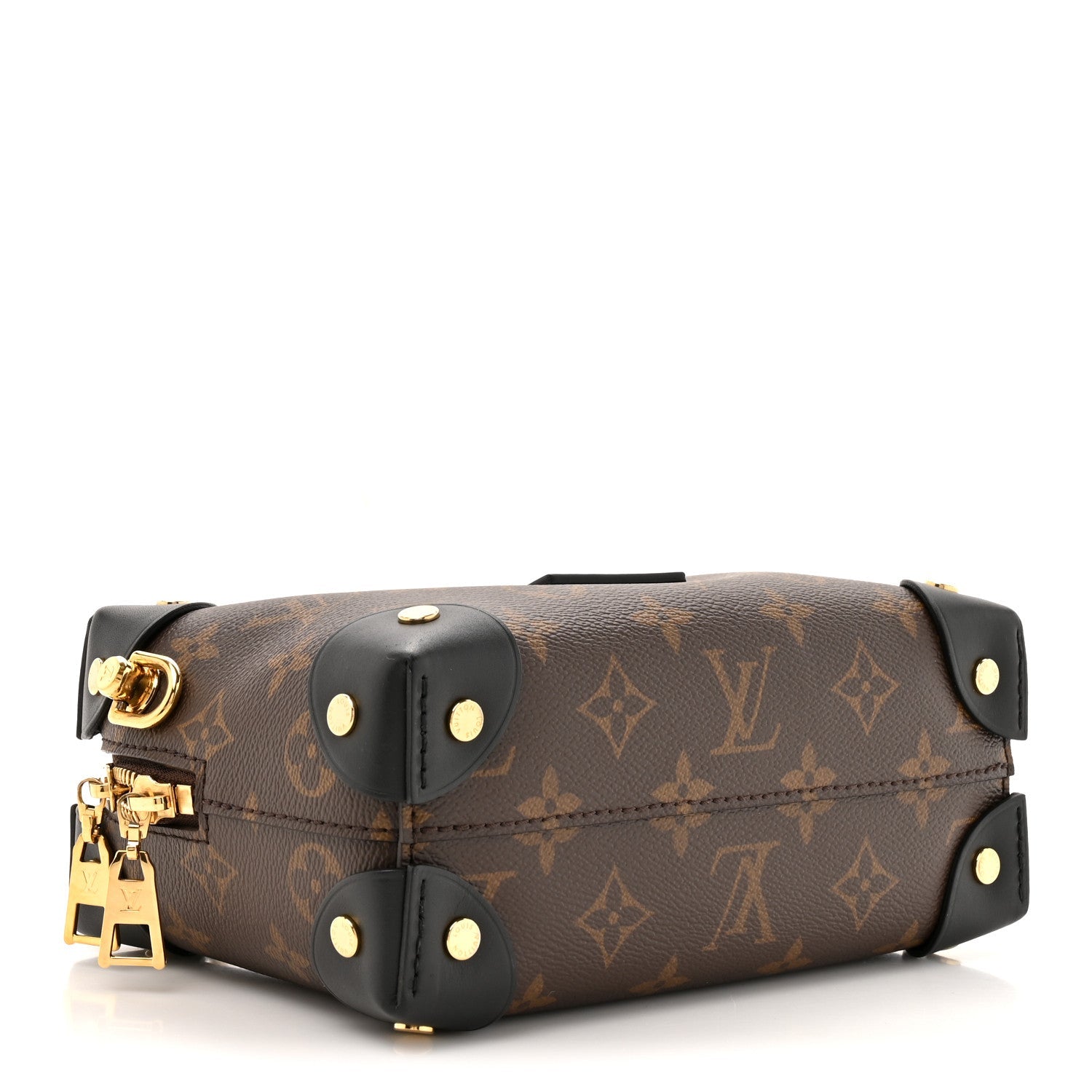 Louis Vuitton Monogram Petite Malle Souple Black