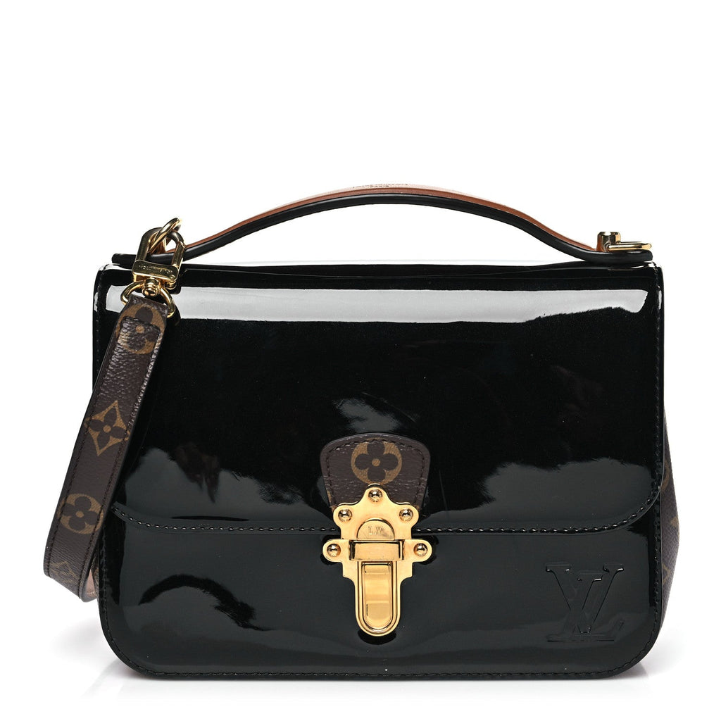 Louis Vuitton Patent Calfskin Monogram Cherrywood BB Black