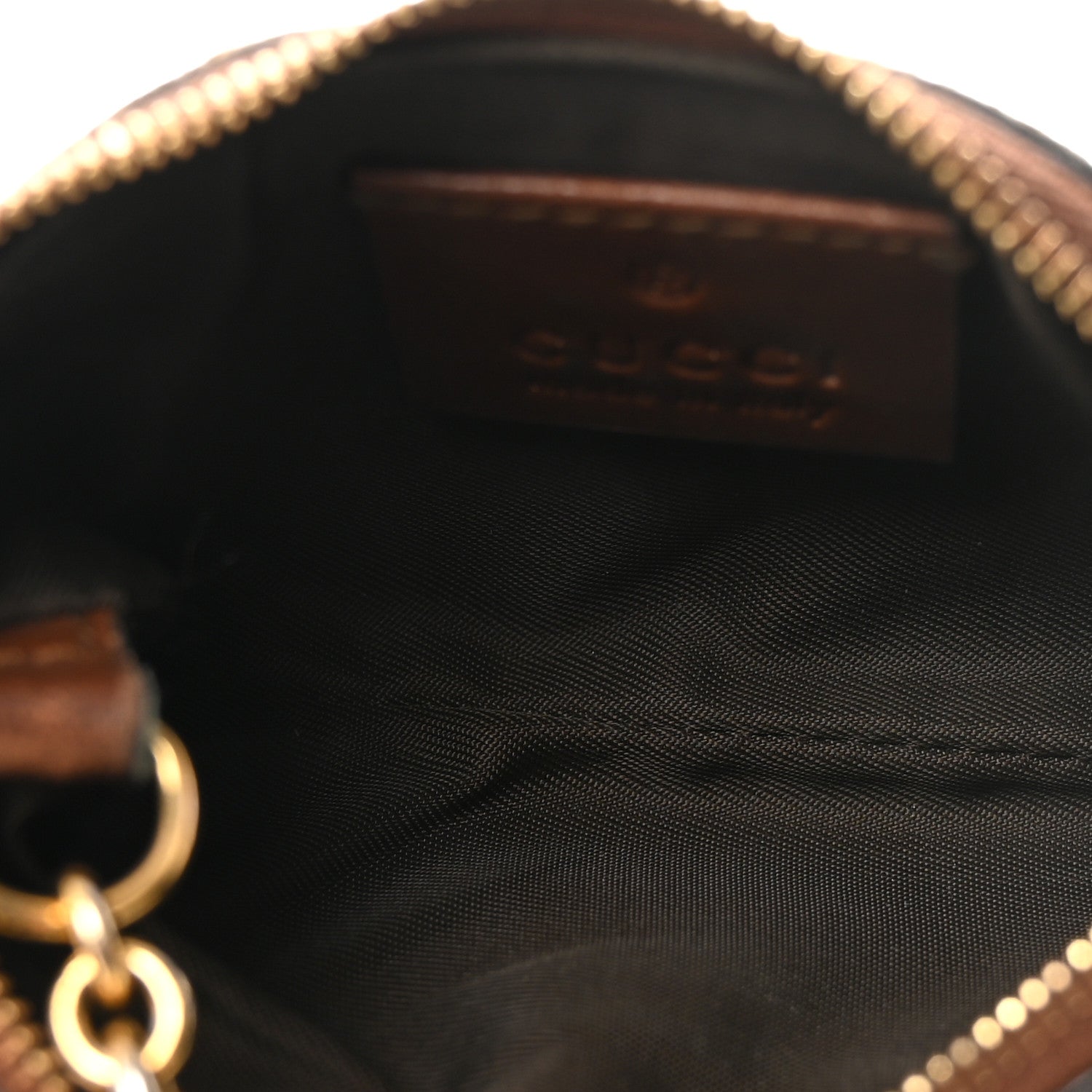 Gucci GG Supreme Monogram Key Case Brown