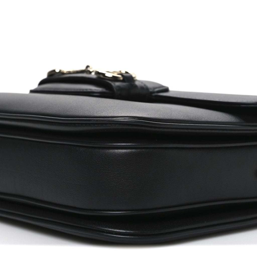 Gucci Ciny Lux Calfskin Horsebit 1955 Soft Small Shoulder Bag Black