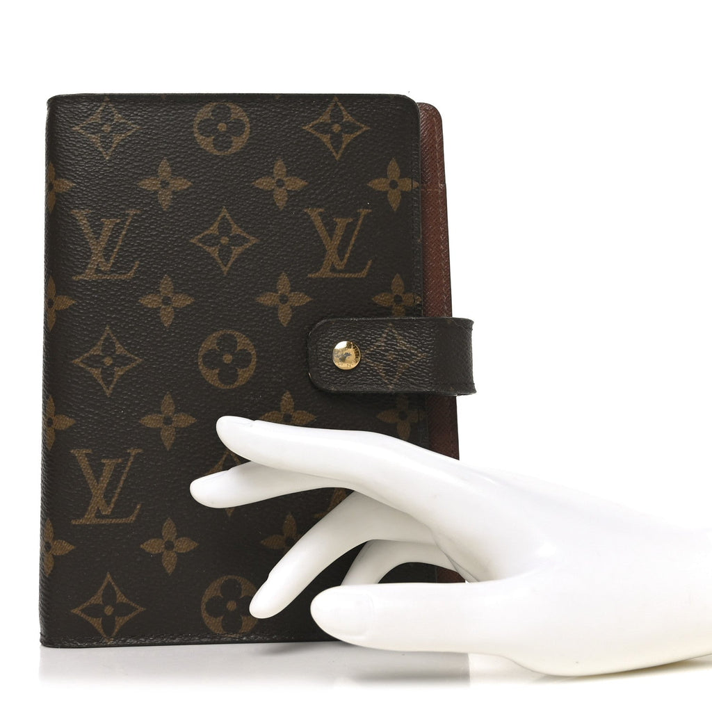 Louis Vuitton Monogram Medium Ring Agenda Cover
