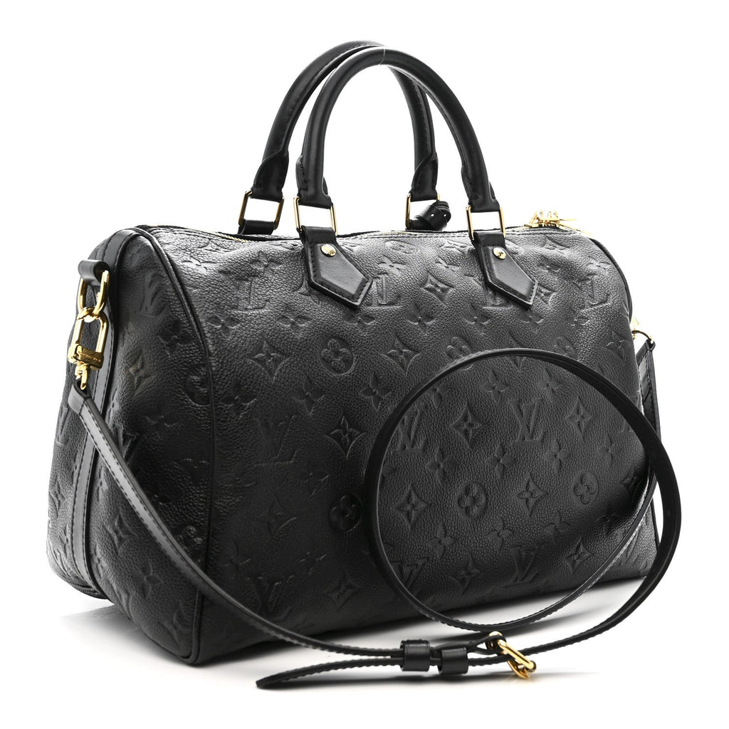 Louis Vuitton Empreinte Monogram Speedy Soft 30 Black