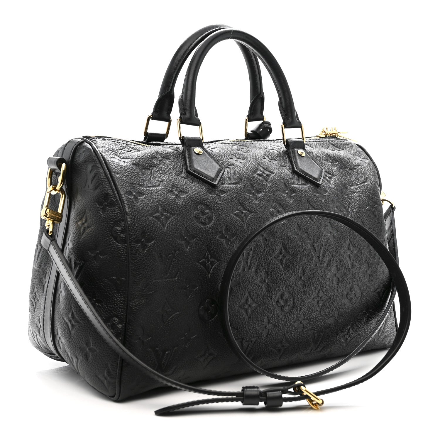 Louis Vuitton Empreinte Monogram Speedy Soft 30 Black