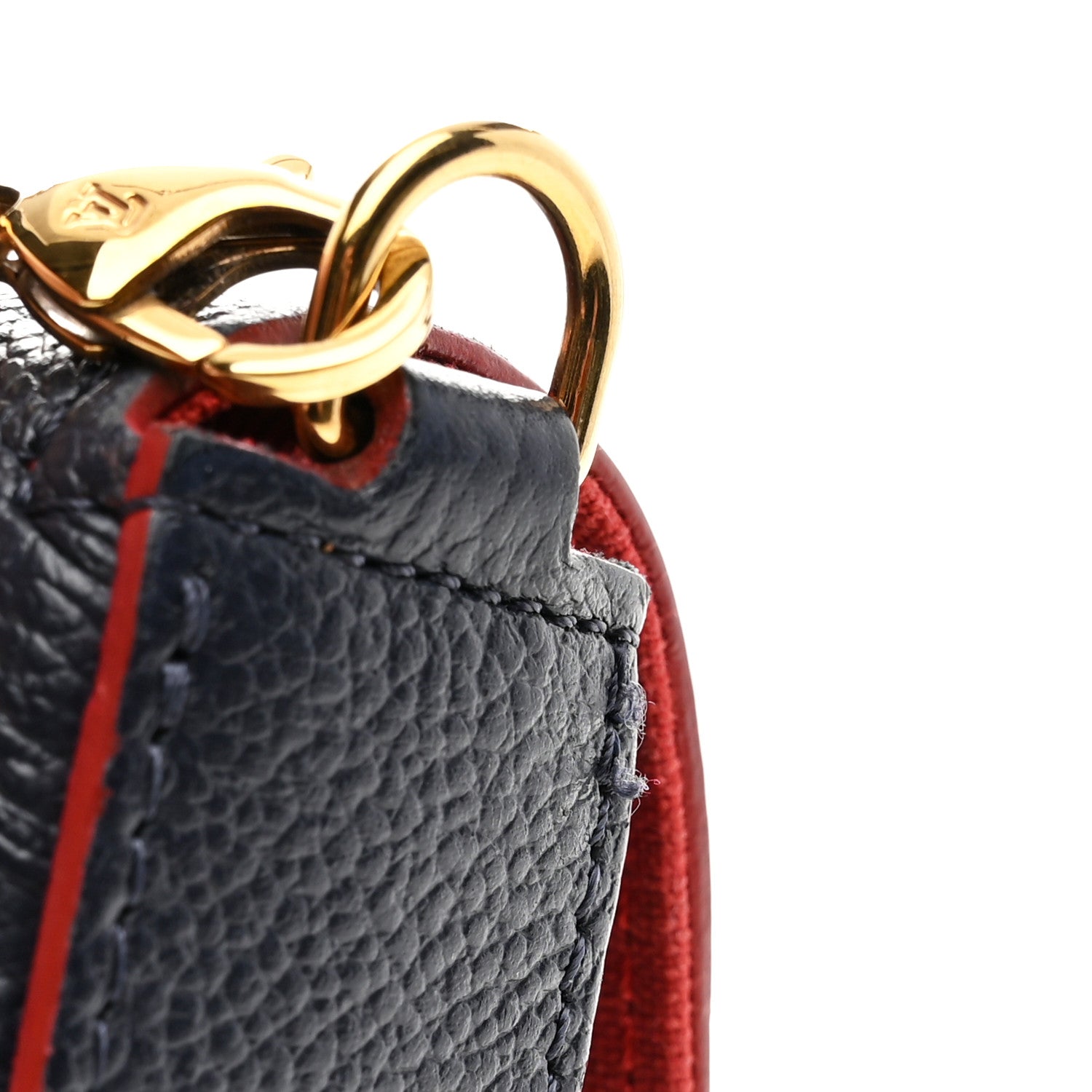 Louis Vuitton Empreinte Pochette Felicie Chain Wallet Marine Rouge
