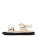Louis Vuitton Monogram LV Sunset Comfort Flat Sandals 39 Dune Beige