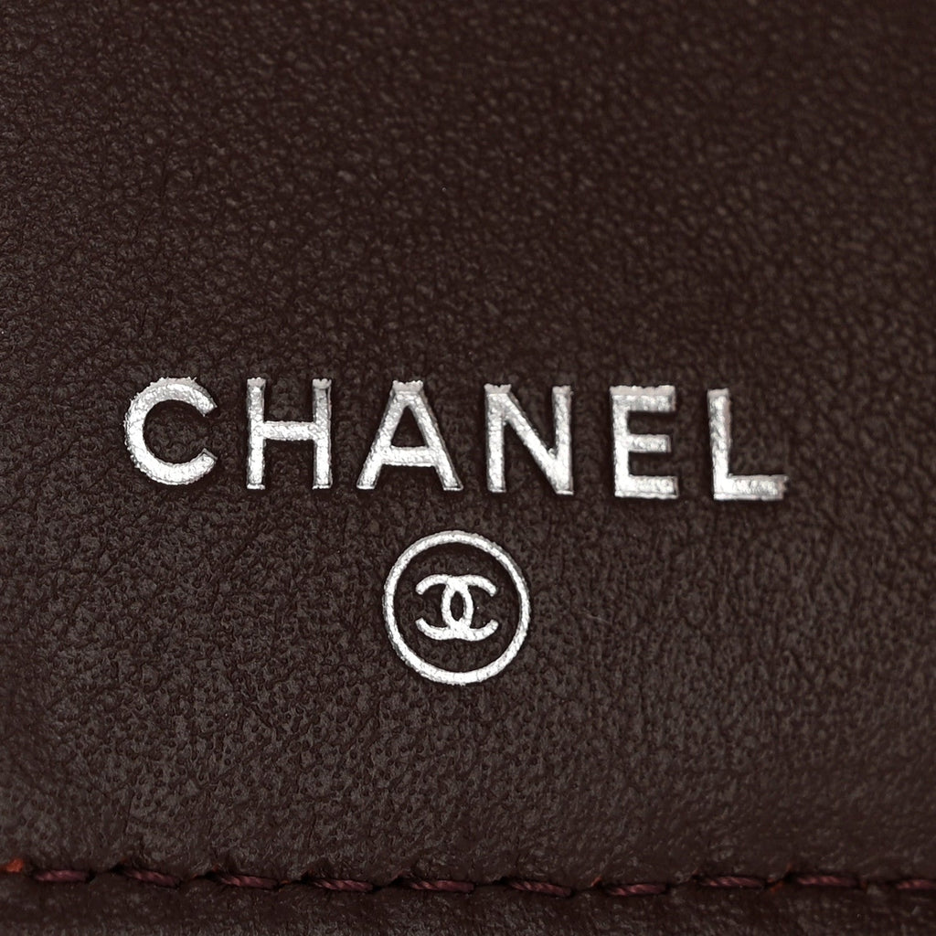 Caviar Quilted Double Flap Wallet Black