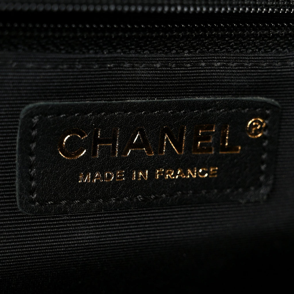 Chanel Lambskin Quilted Medium Elegant CC Flap Beige Black