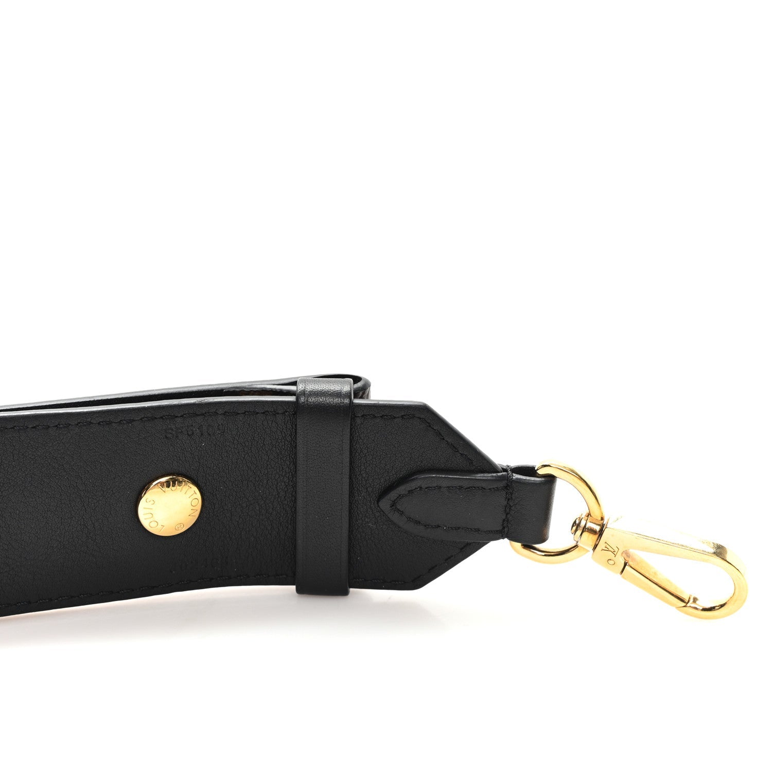 Louis Vuitton Monogram Adjustable Bandouliere Shoulder Strap Black
