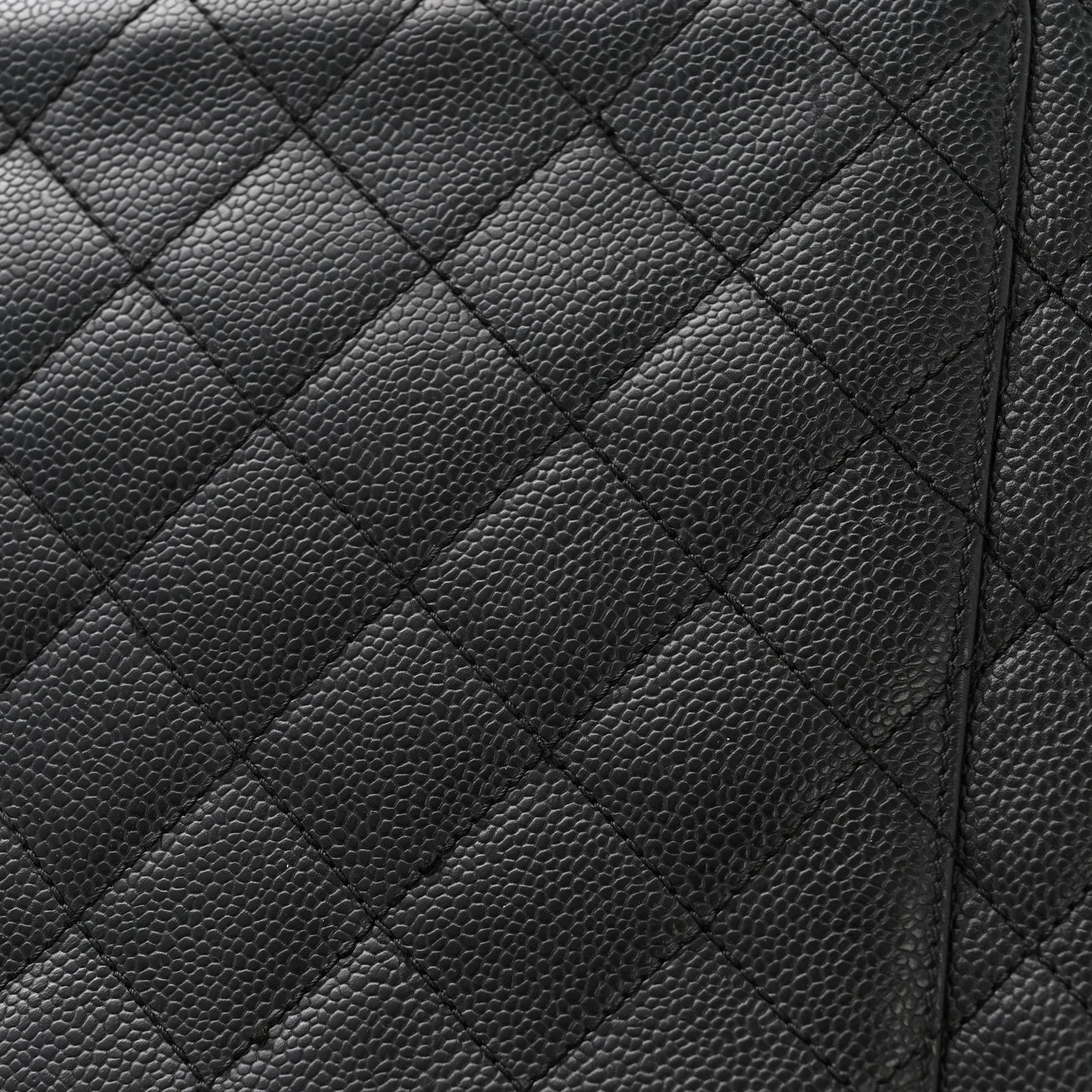 Chanel Caviar Quilted Jumbo Kelly Flap Black
