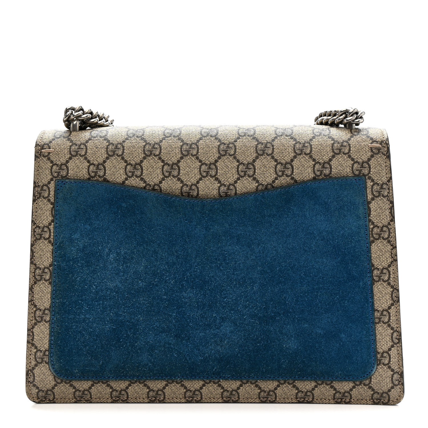 Gucci GG Supreme Monogram Medium Dionysus Shoulder Bag Blue