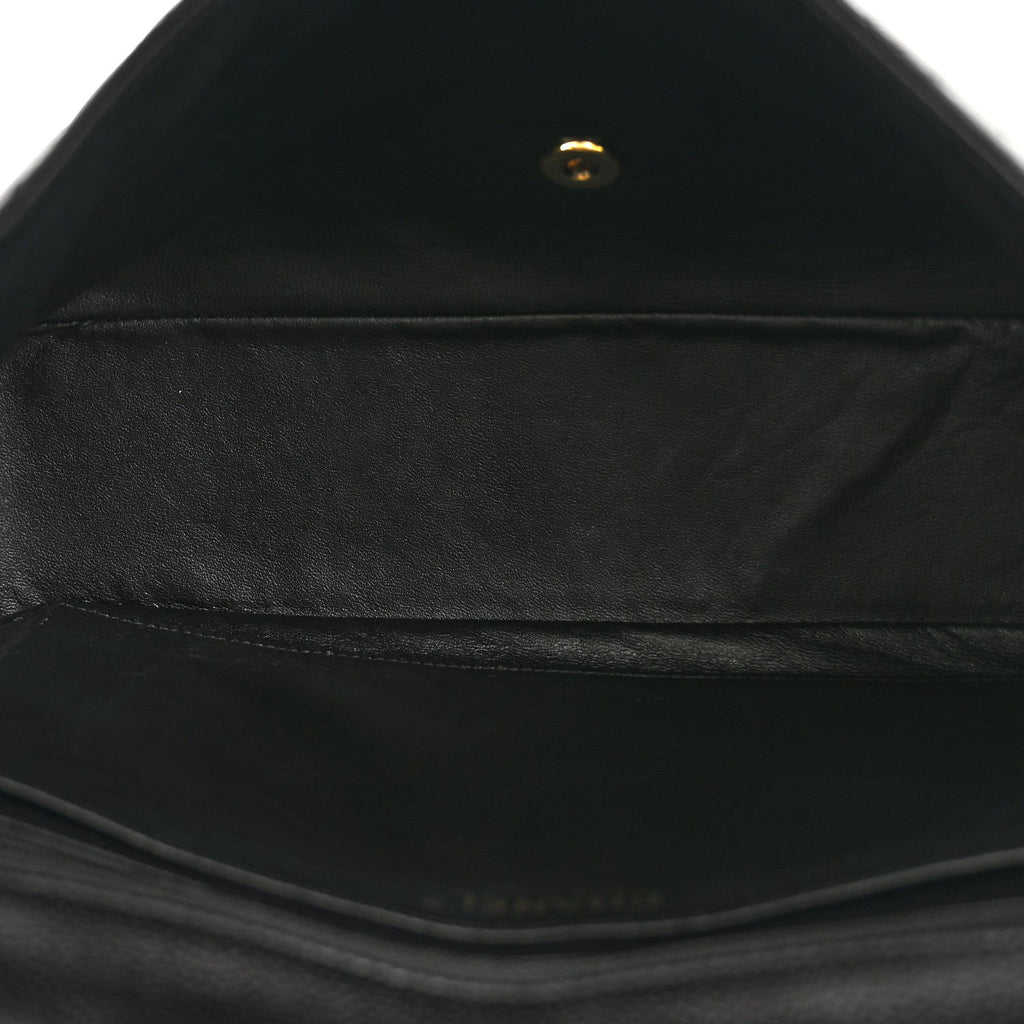 Chanel Caviar Quilted Jumbo Single Flap Black
