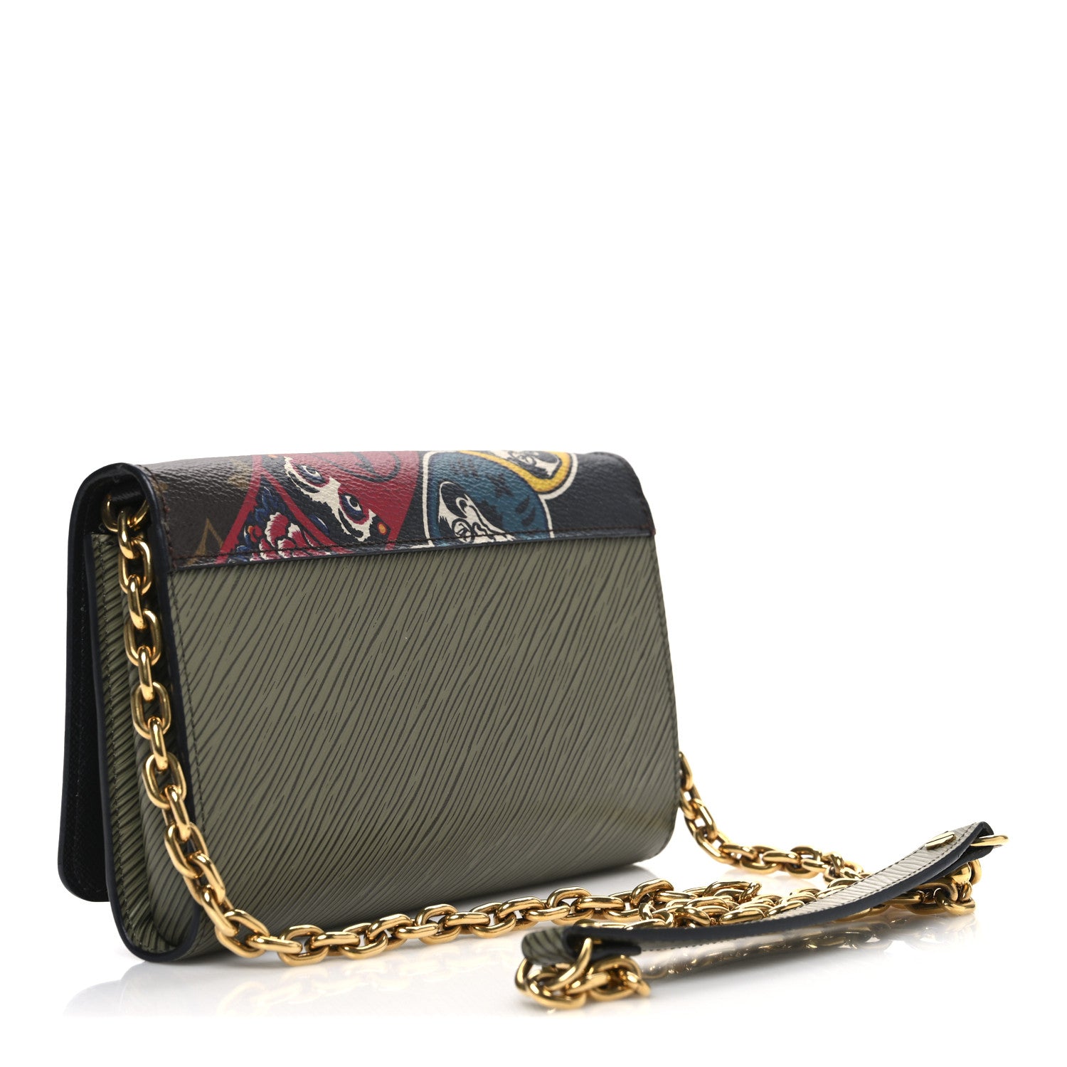 Louis Vuitton Monogram Epi Kabuki Twist Chain Wallet