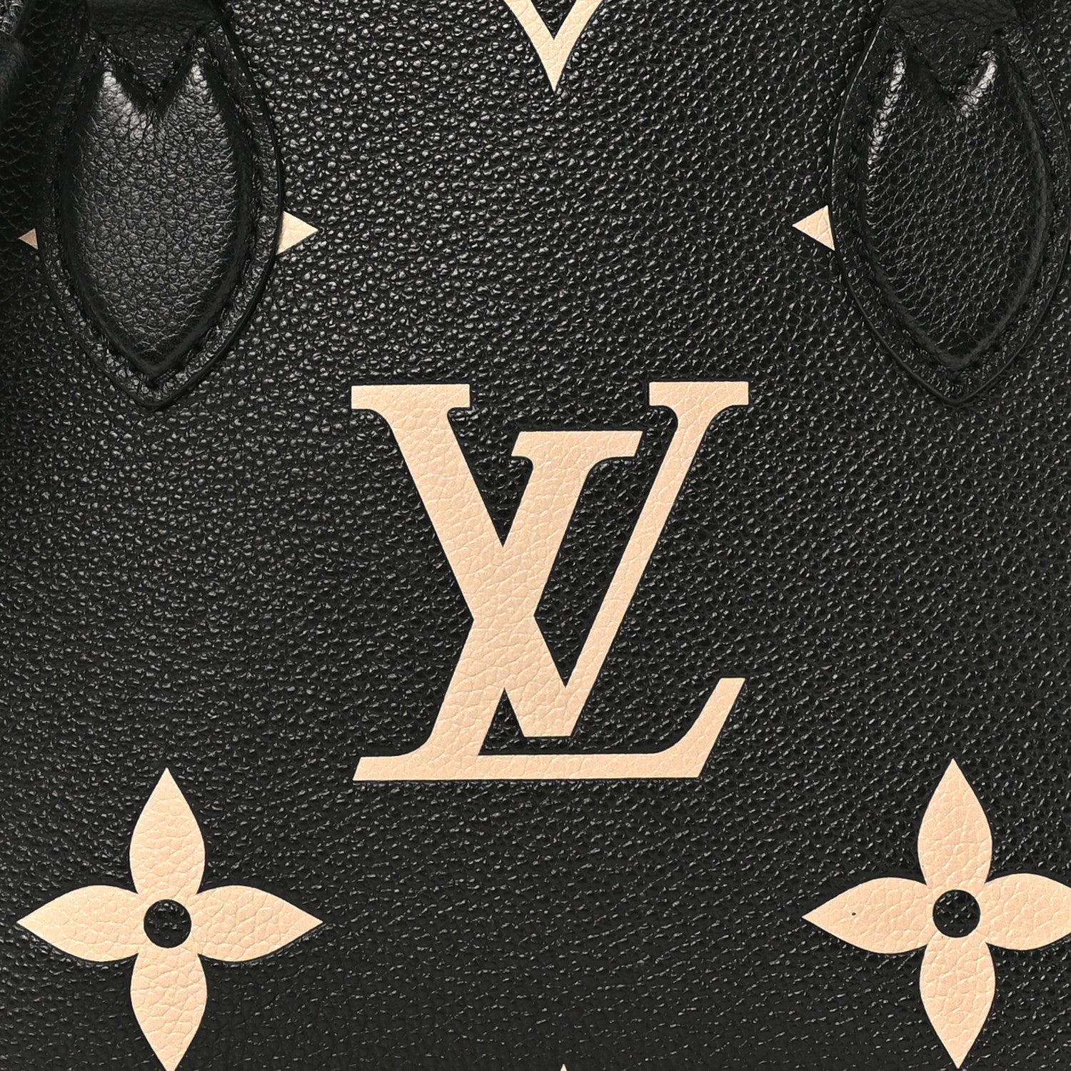Louis Vuitton Empreinte Monogram Giant Onthego PM Black Beige