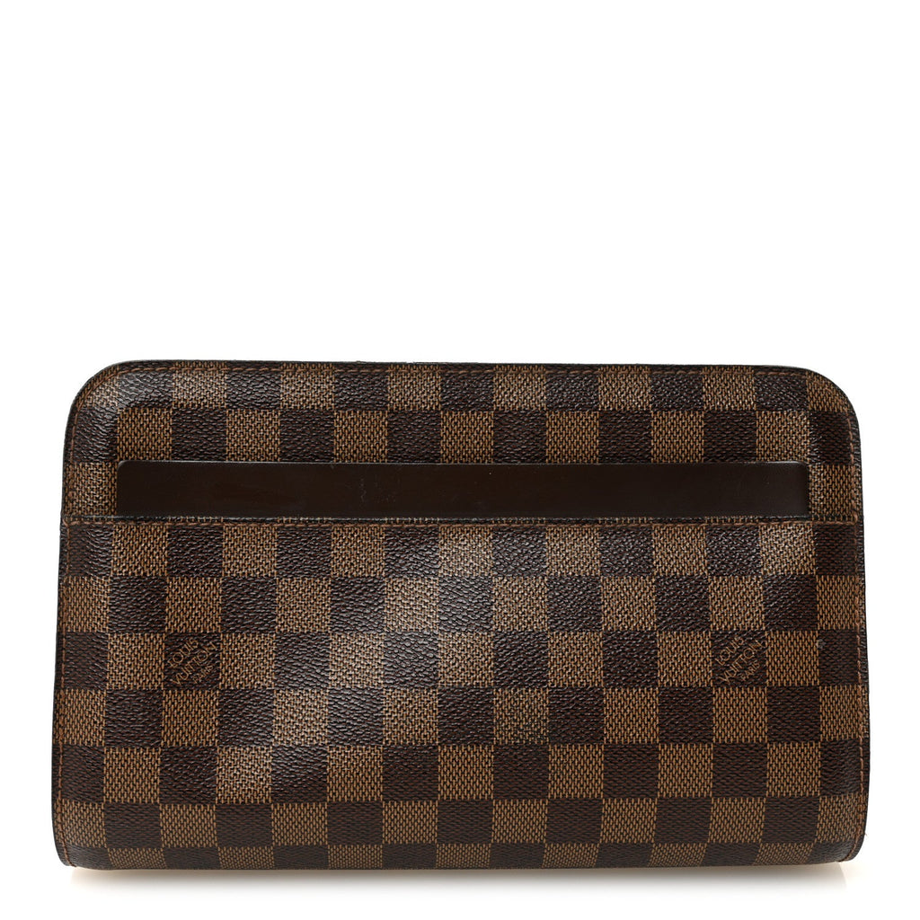 Louis Vuitton Damier Ebene Pochette Saint Louis Clutch