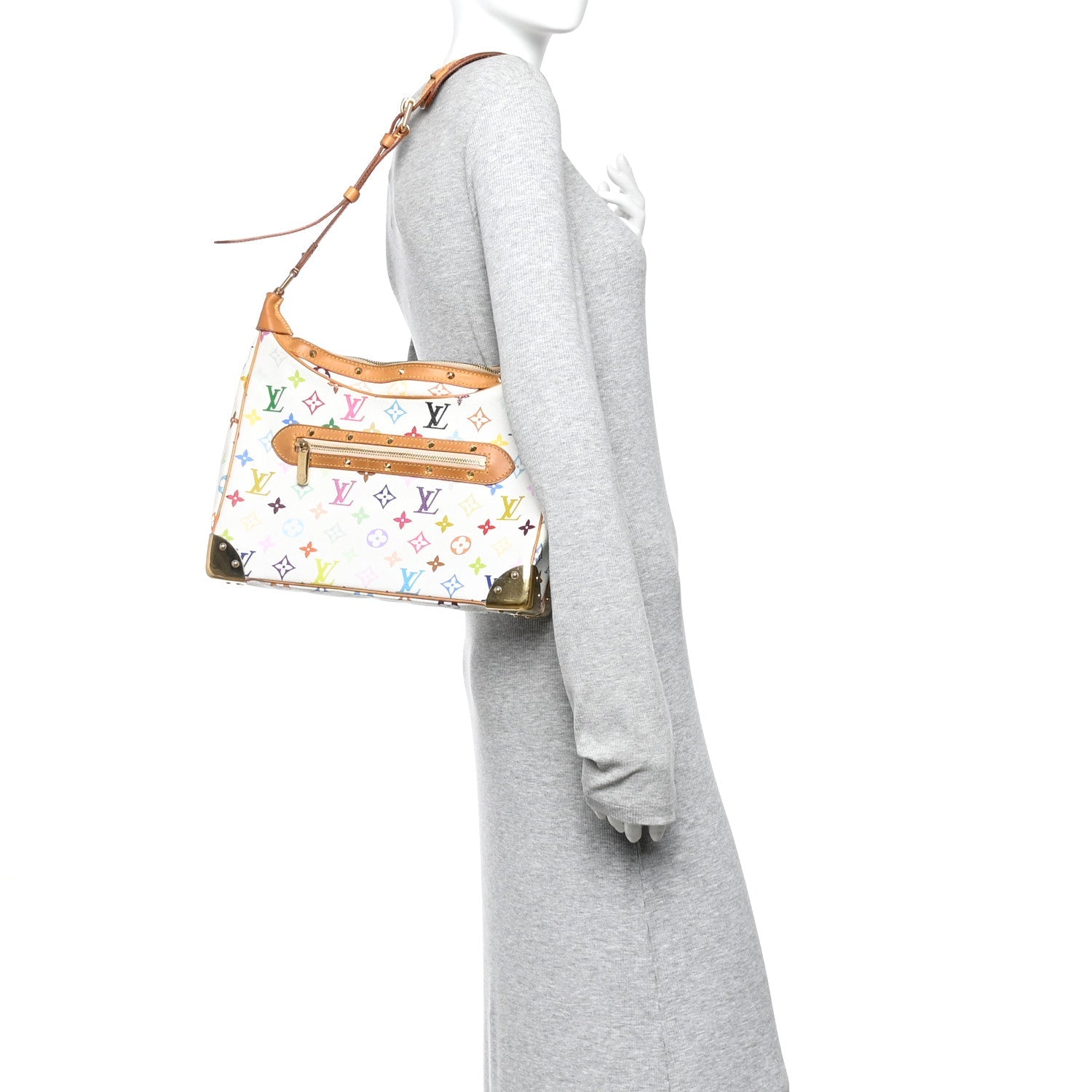 Louis Vuitton Monogram Multicolor Boulogne White