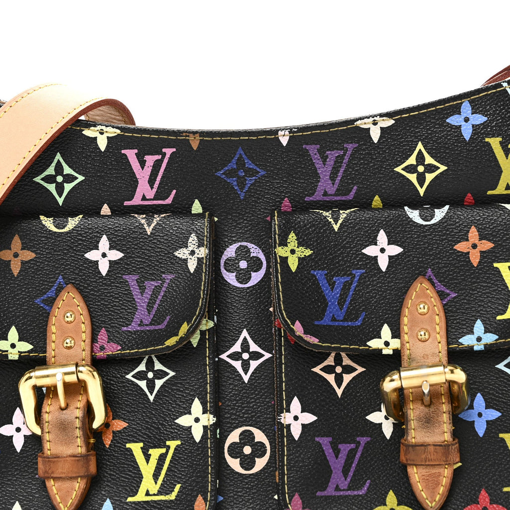 Louis Vuitton Monogram Multicolor Lodge GM Black