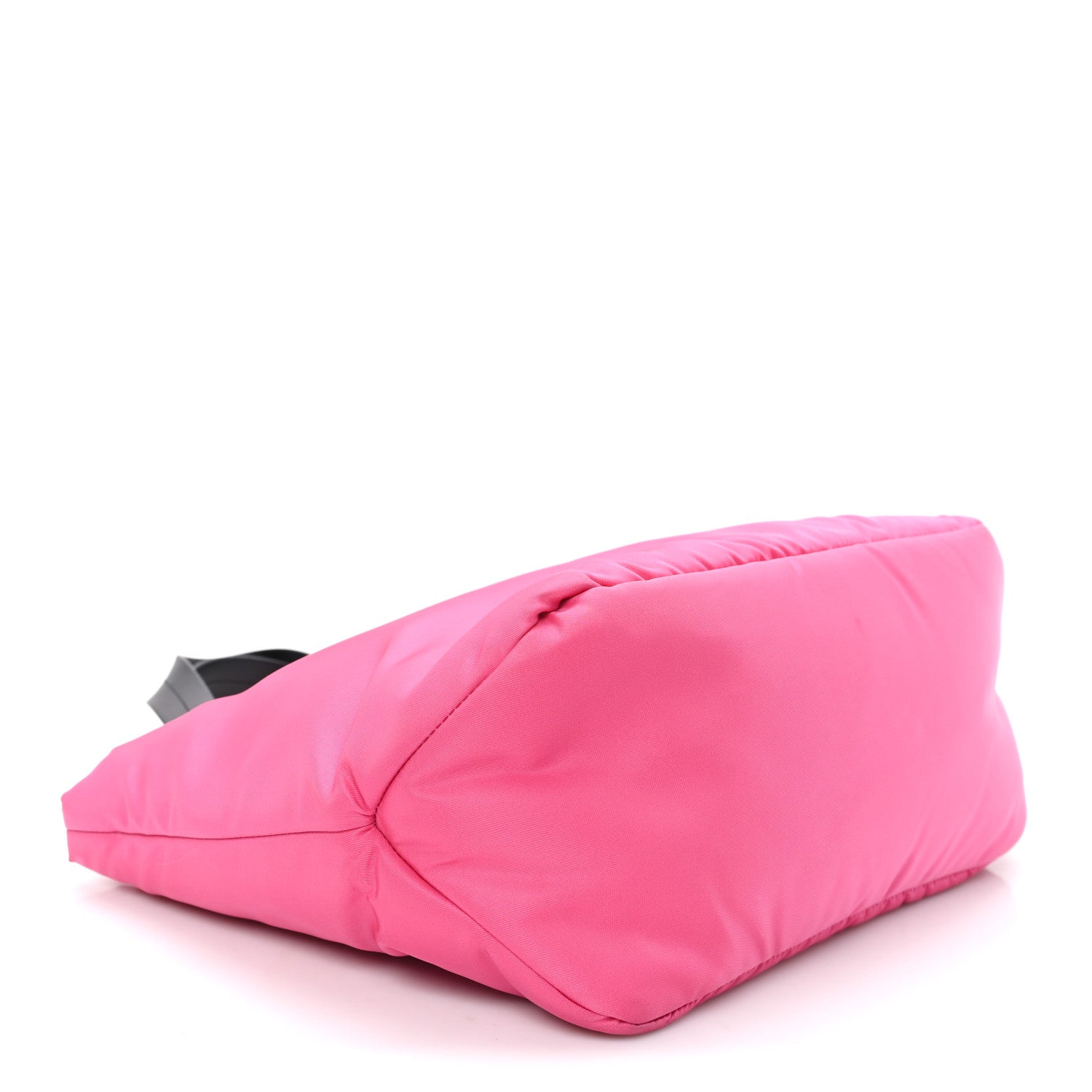Prada Tessuto Nylon Soft Padded Shopping Tote Fuxia