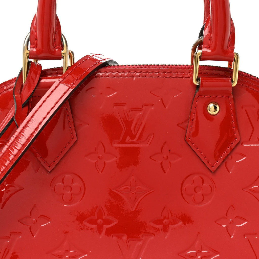 Louis Vuitton Vernis Alma BB Cherry