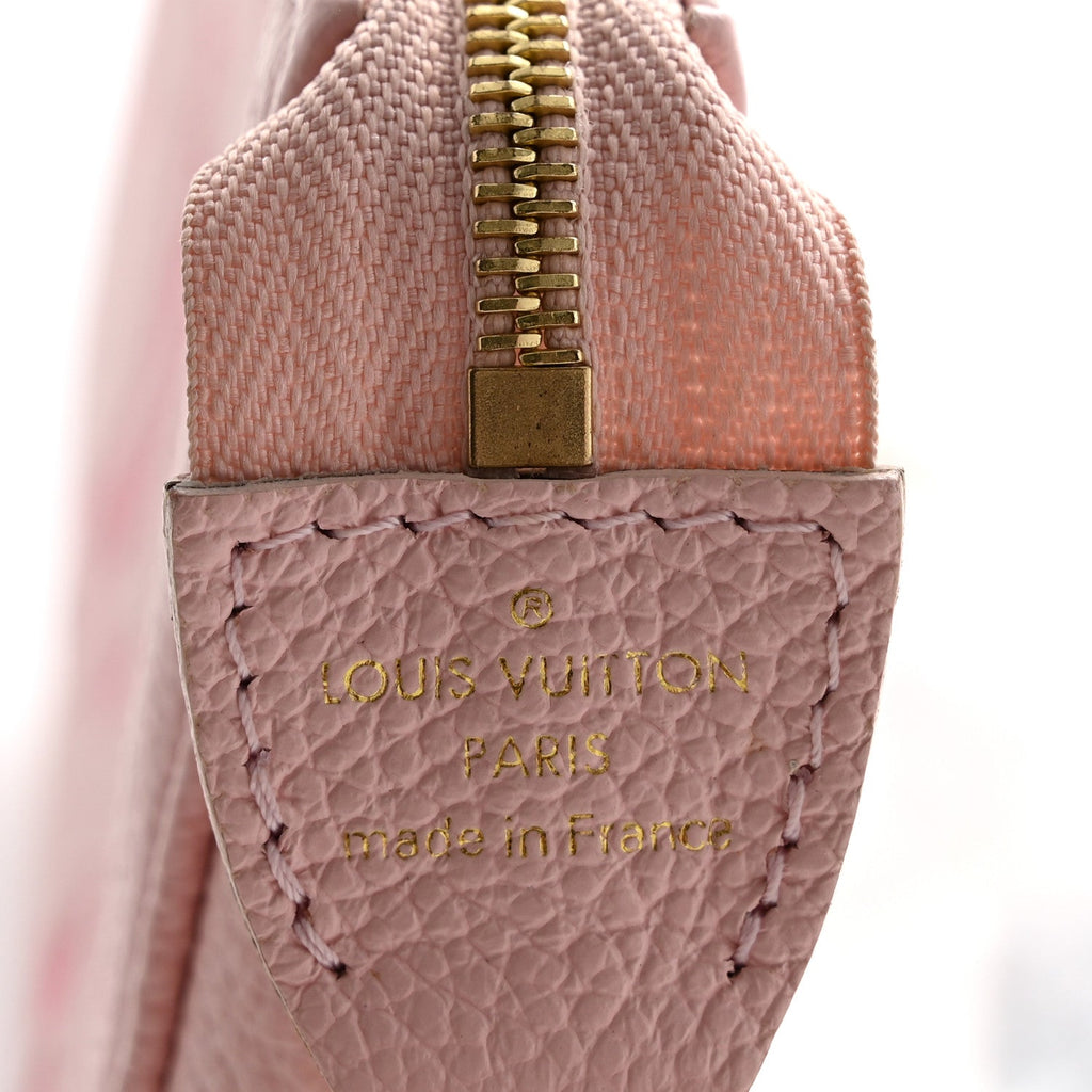 Louis Vuitton Empreinte Monogram Giant By The Pool Mini Pochette Accessories Bouton De Rose