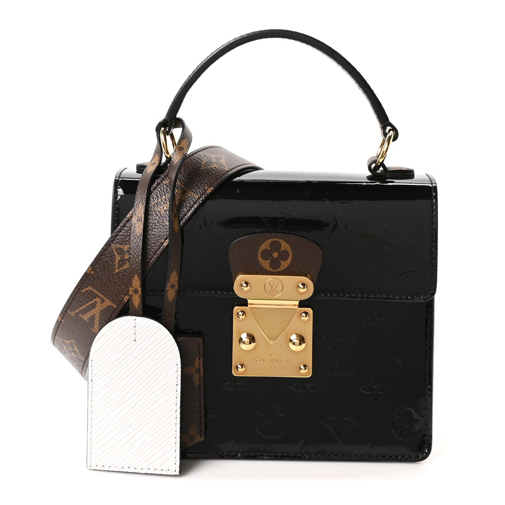 Louis Vuitton Vernis Epi Monogram Spring Street Black