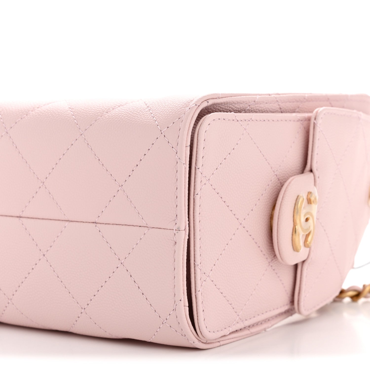 Chanel Caviar Quilted Mini Chanel 25 Handbag Light Pink